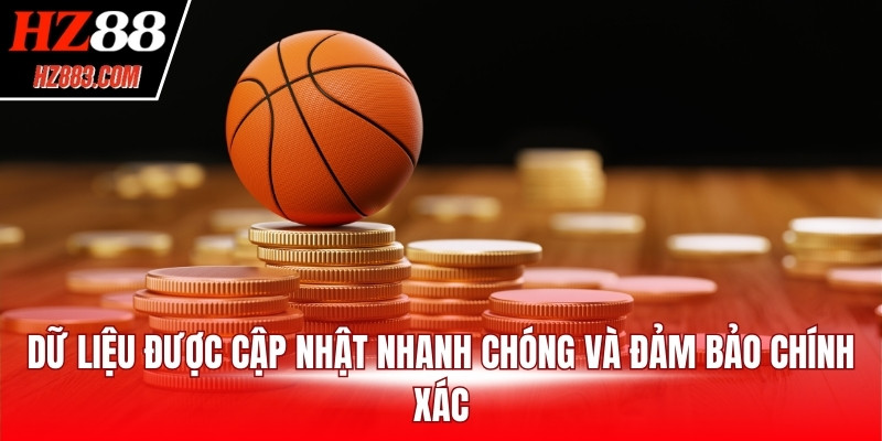 Dữ liệu được cập nhật nhanh chóng và đảm bảo chính xác