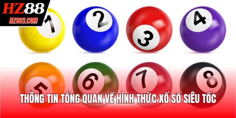 Thông tin tổng quan về hình thức xổ số siêu tốc